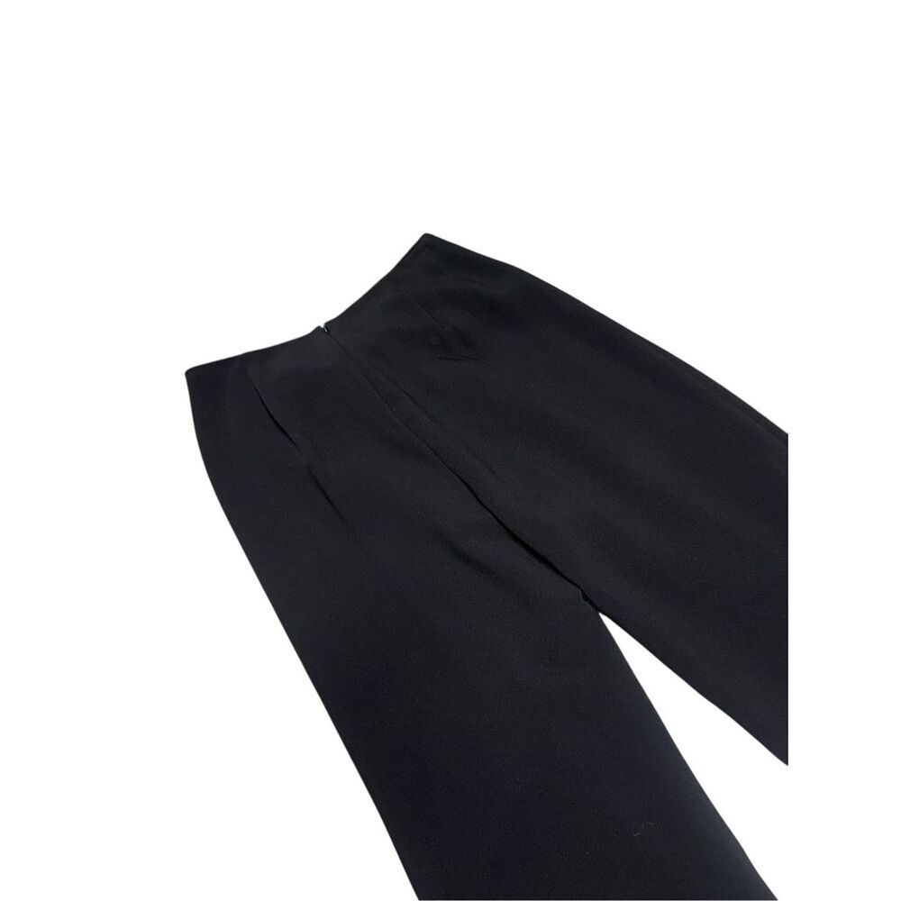 CINQ À SEPT women’s Audrina High-waist Fringed Wide-leg black Pants in Black Siz - Picture 6 of 9